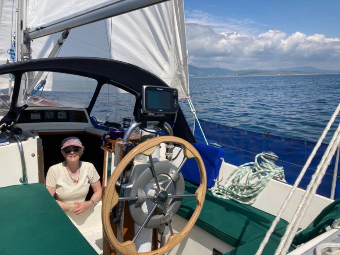 Sailing up the Cumbria coast